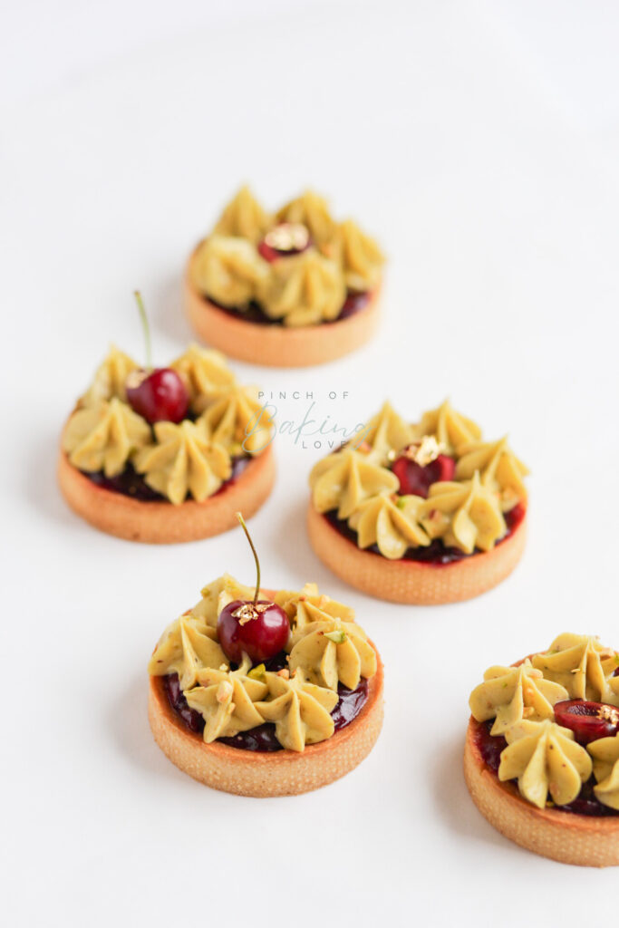 Cherry & Pistachio Tarts