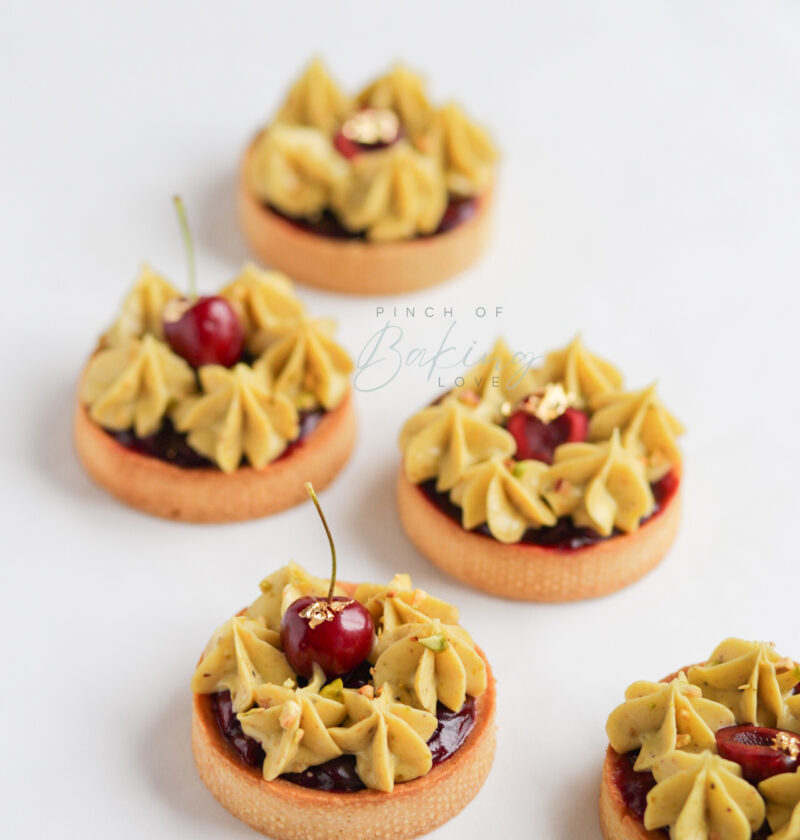 Cherry Pistachio Tarts