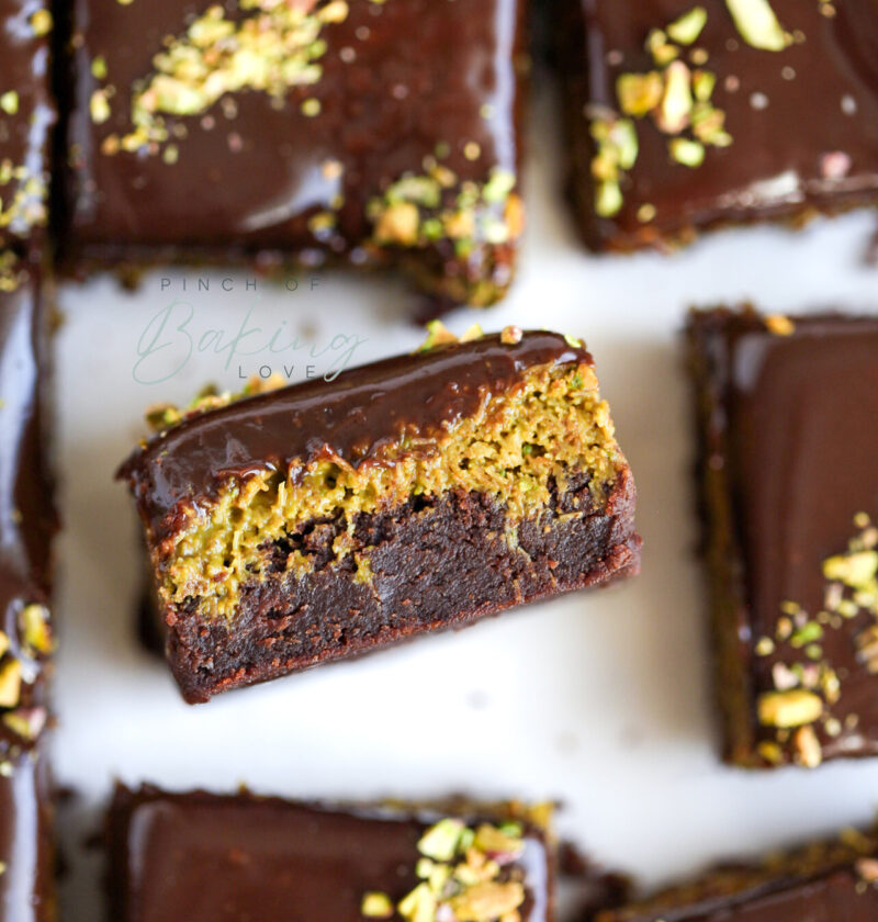 Dubai Chocolate Pistachio Brownie