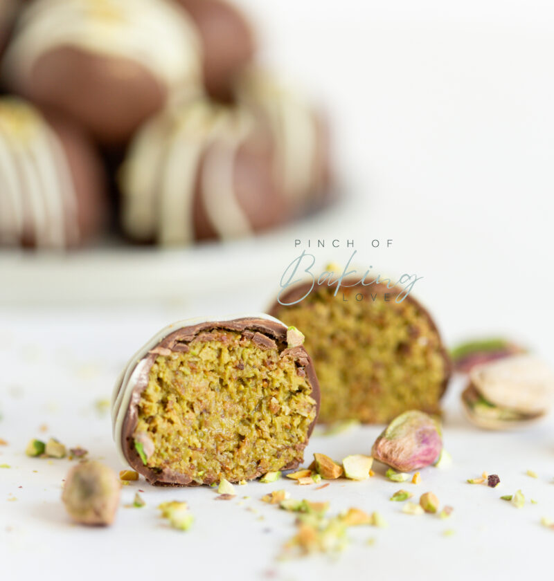 Dubai Chocolate Pistachio Truffles