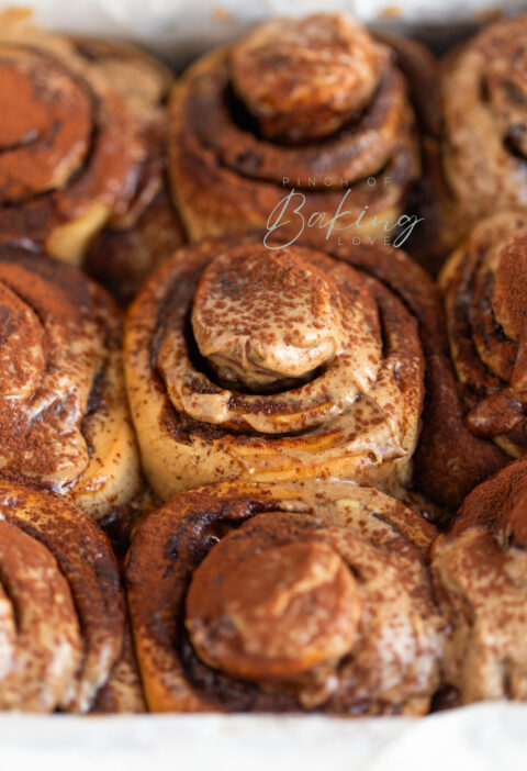 Tiramisu Cinnamon Rolls