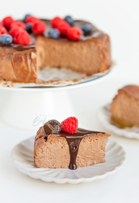 Chocolate Basque Cheesecake