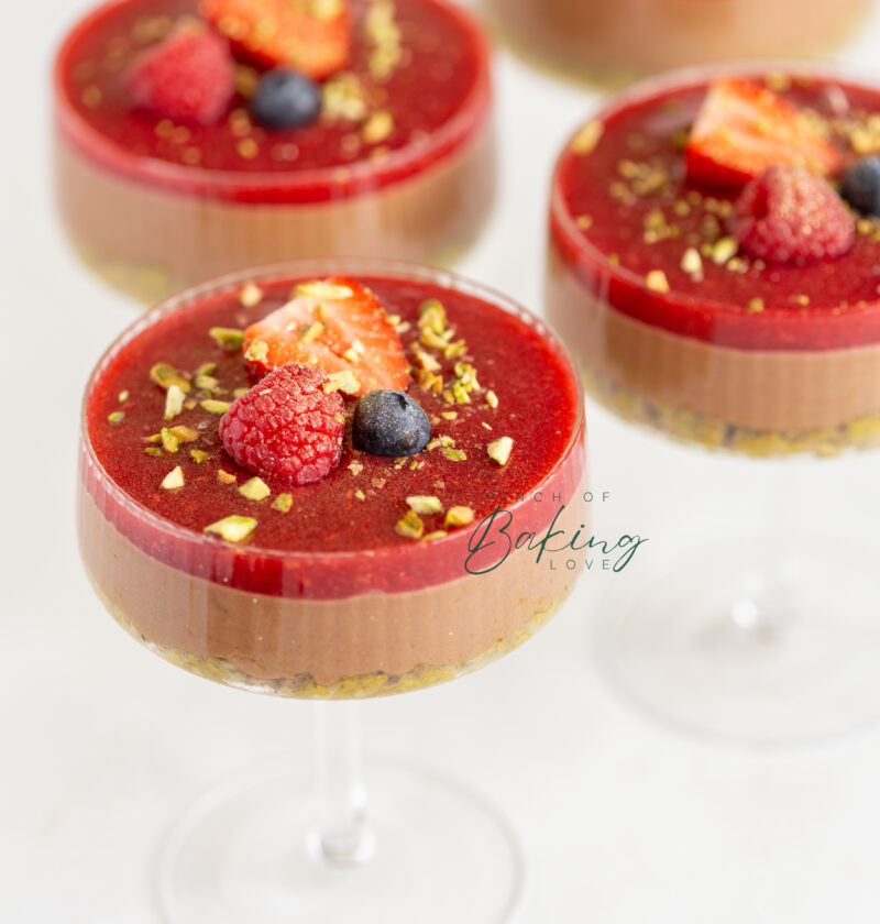 Summer Berries & Pistachio Dessert