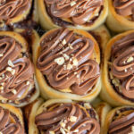 Kinder Brownies with Hazelnut Praline Cream